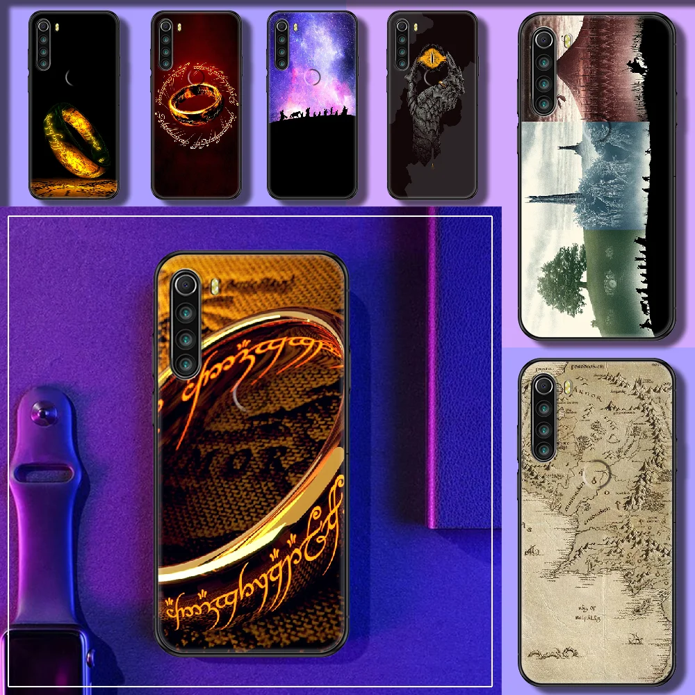 

lord movie LoTRS Phone case For Xiaomi Redmi Note 7 7A 8 8T 9 9A 9S 10 K30 Pro Ultra black painting hoesjes soft bumper luxury
