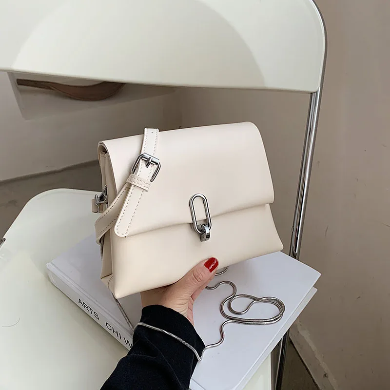 

Small PU Leather Flap Bags for Women 2022 Classic Crossbody Shoulder Handbags Female Branded Women's Trending Hand Bag