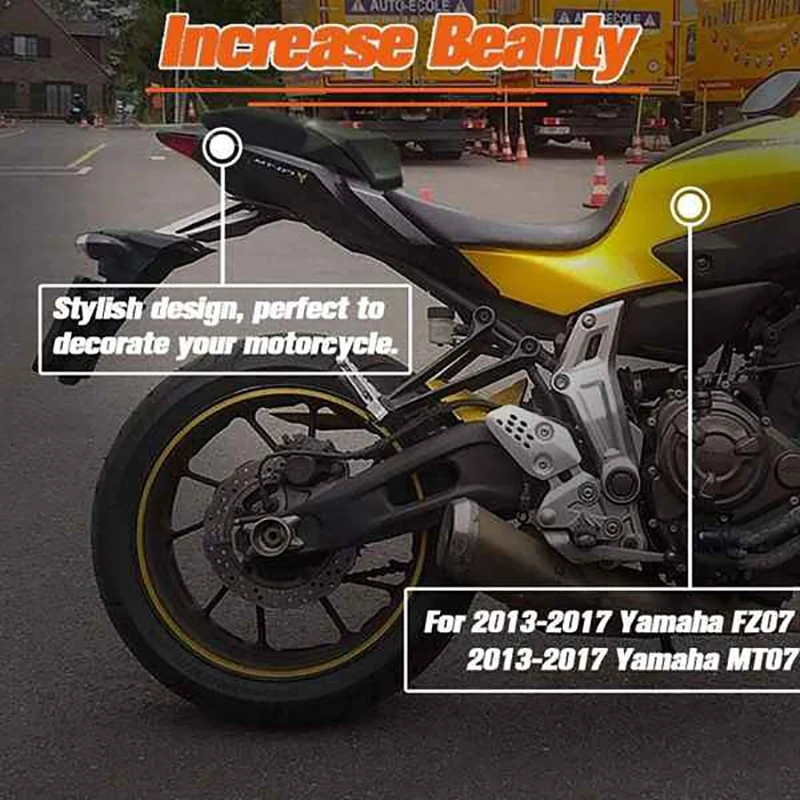 MT07 FZ07 крышка заднего сиденья мотоцикла Капот окрашенные MT 07 FZ ABS пластик для YAMAHA
