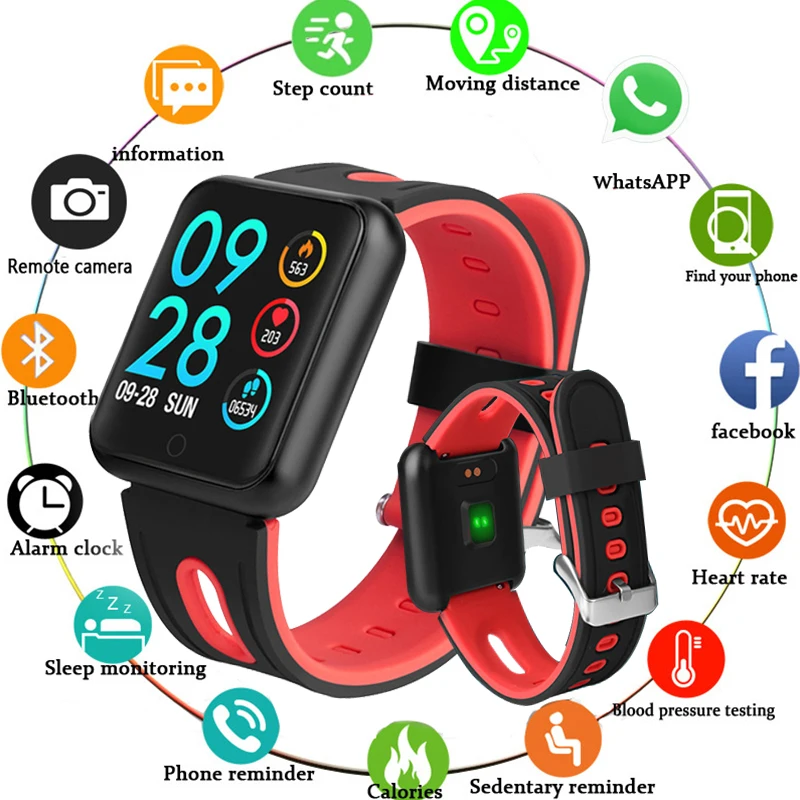 P68 смарт браслет мульти спортивный IP68 Водонепроницаемый фитнес трекер