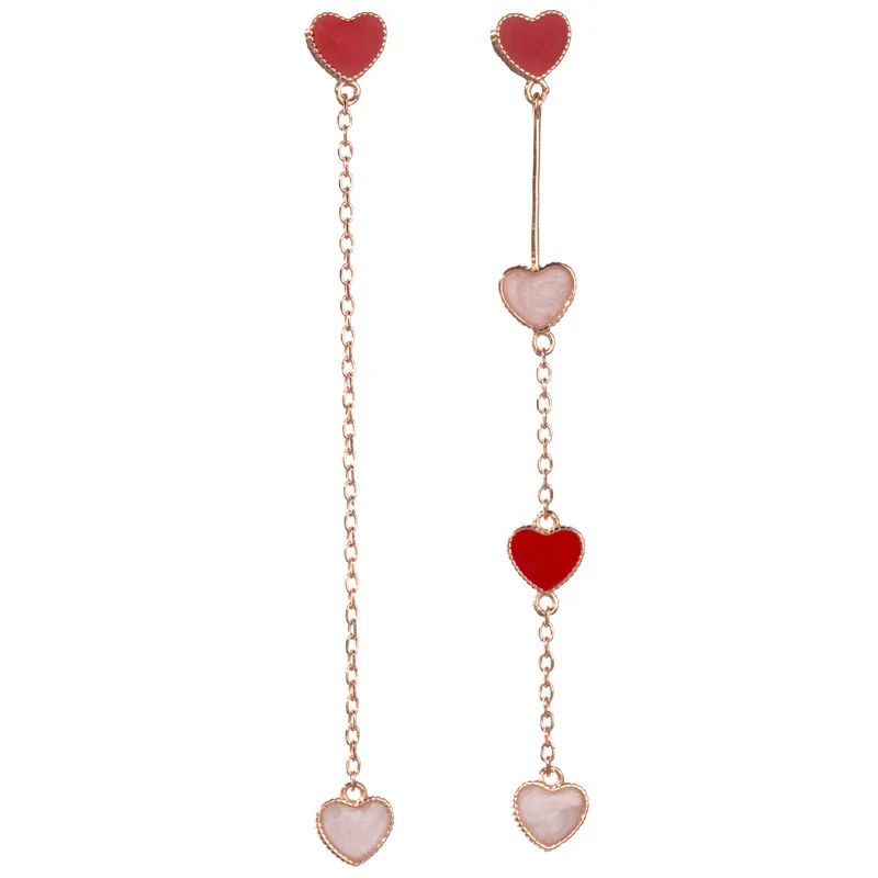 BONLAVIE S925 Серебряные серьги в форме сердца женские японские и корейские