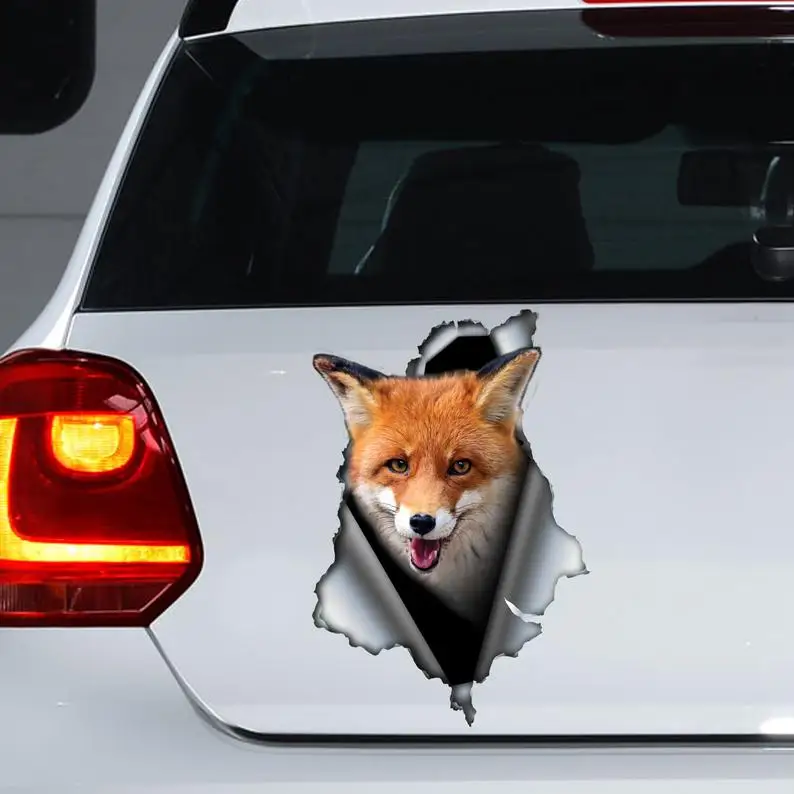 

2021 наклейка на автомобиль Red Fox, магнит Red Fox, наклейка Red Fox
