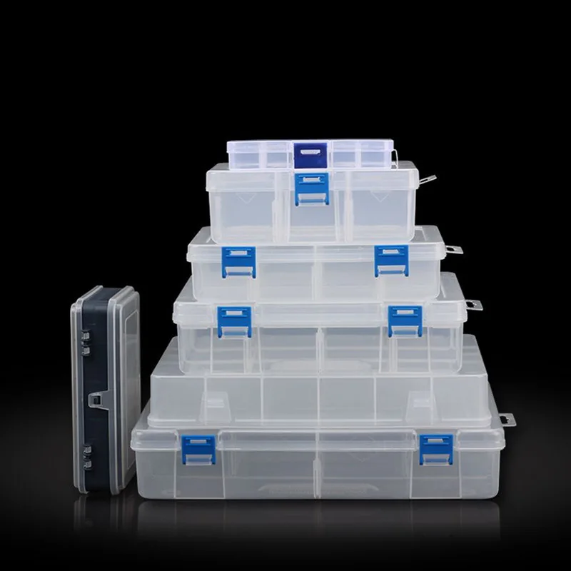 

1PC Storage Toolkit Portable Jewelry Tool Box Container Ring Electronic Drill Screw Beads Component Storage Toolkit
