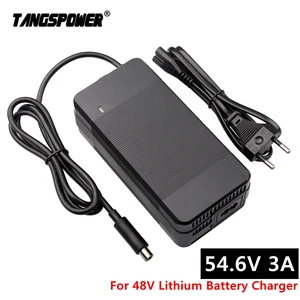 54 6v 3a li ion battery charger for 13s 48v electric bike lithium battery charger i walk urban2 electric bike high quality free global shipping