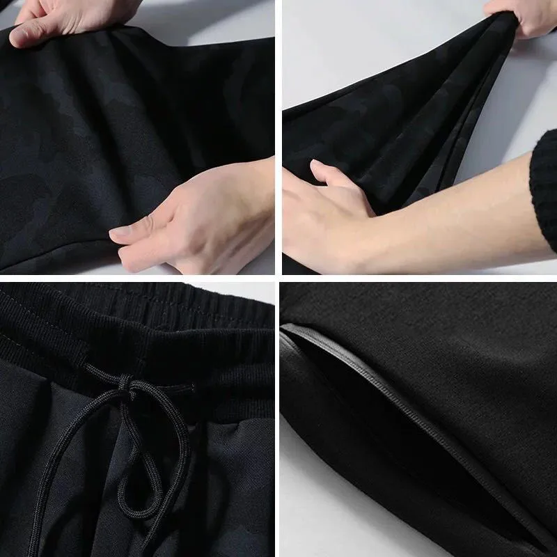 

Autumn Winter Mens Sweatpants Man Gyms Fitness Bodybuilding Joggers Camouflage Workout Trousers Casual Cotton Pencil Pants