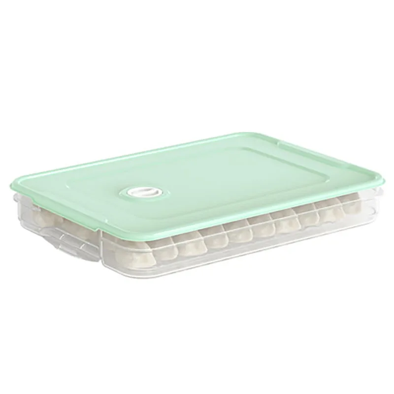 

Single Layer Dumpling Boxes To Keep Frozen Dumpling Refrigerator Seal Stacked Kitchen Food Storage Kitchen Accessories