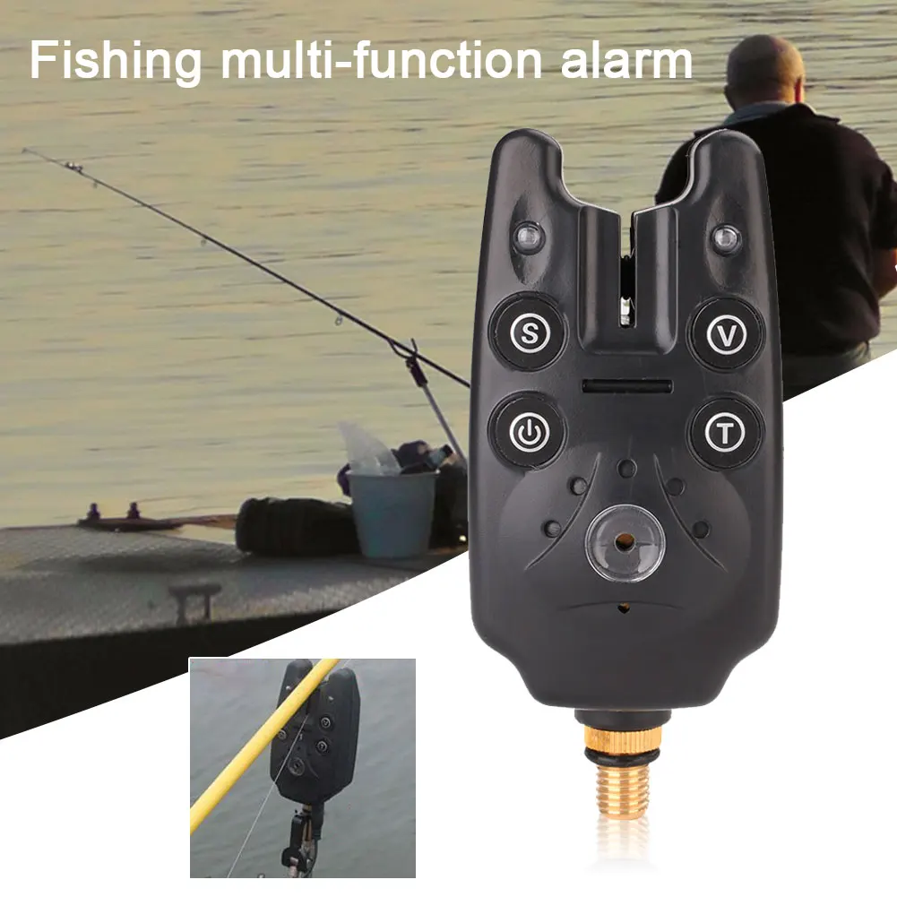 

Accessory Electronic Bite Alarm Fishing Alarming Gadget Fishing Supplies Outdoor Tool Pole Fishing Alarm Alarm Black Kit Carp
