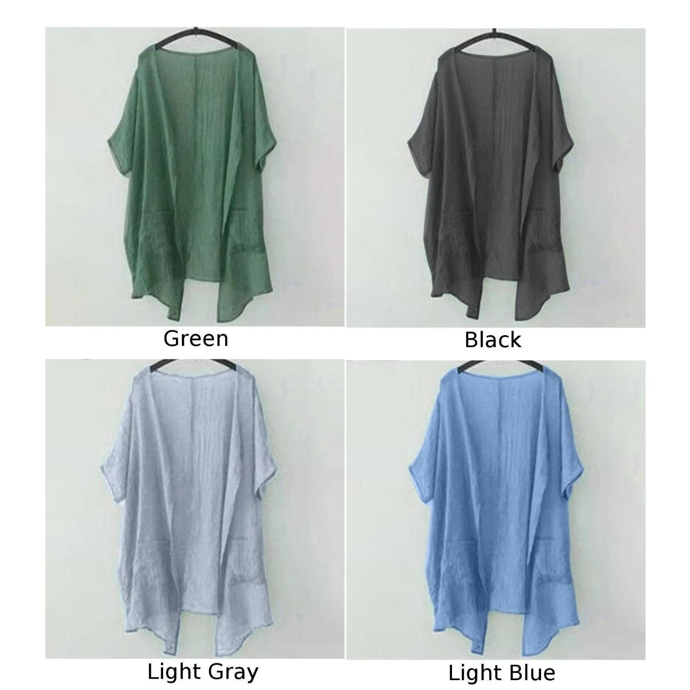 Женский Мягкий Топ из тонкой ткани чистый цвет дышащий короткий рукав шифон