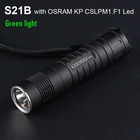 Конвой S21B с KP CSLPM1.F1, зеленая световая вспышка, фонарик Linterna Led Lanterna 21700, рабосветильник, фонарь для охоты, кемпинга