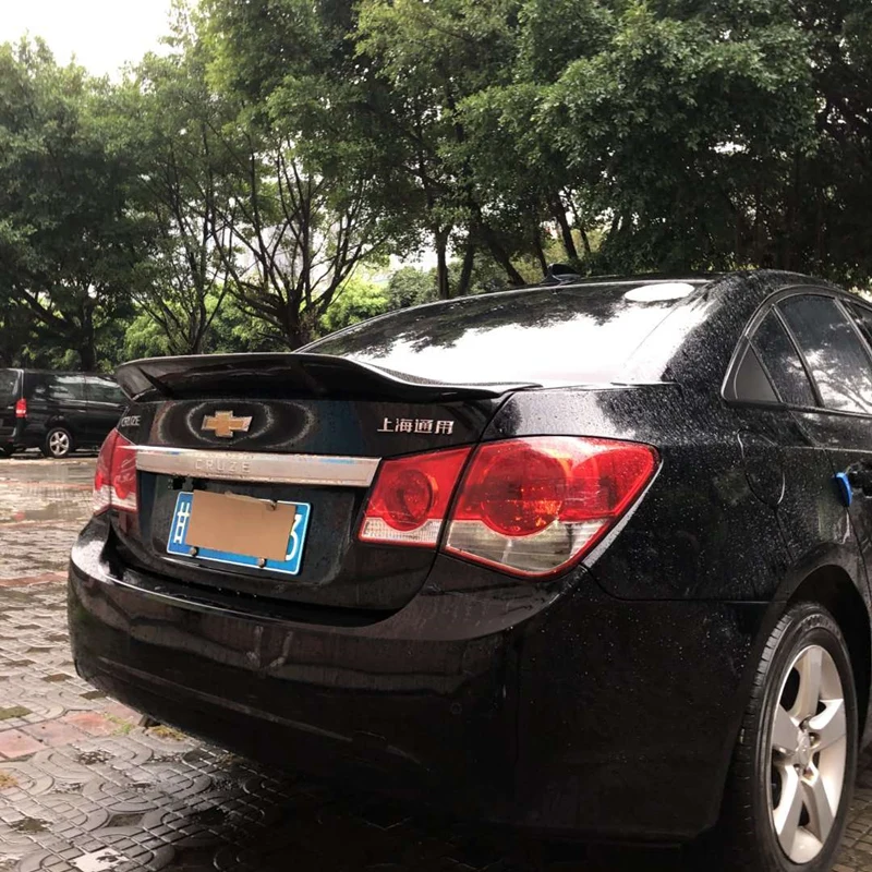 Для Chevrolet спойлер Cruze Высокое качество углеродного волокна/Материал FRP заднего крыла автомобиля для Chevrolet Cruze R стиль спойлер 2009