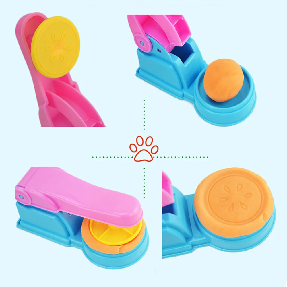 Color Play Dough Model Tool Toys Creative 3D Plasticine Tools Playdough Set Clay Moulds Deluxe Learning Education | Игрушки и хобби