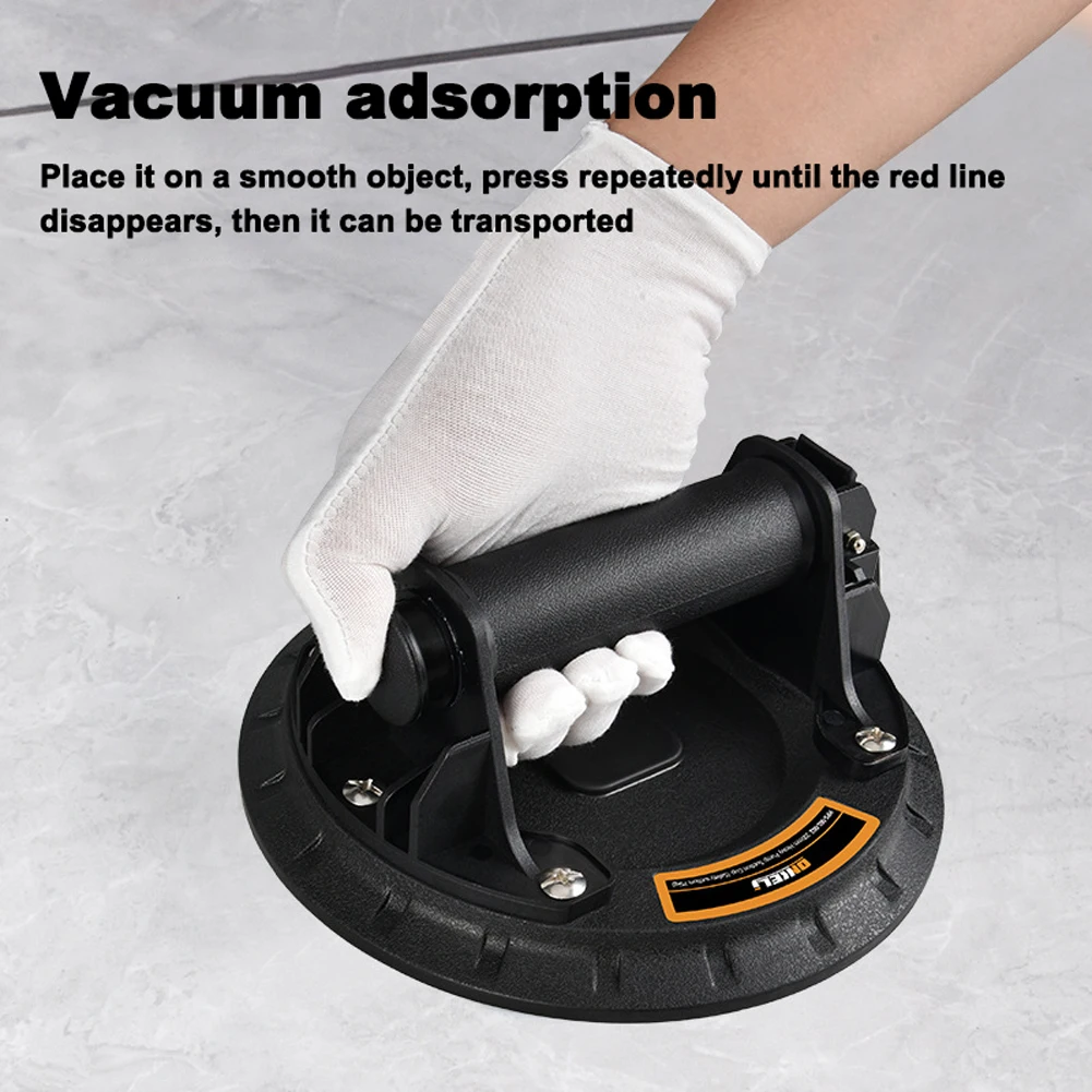 

Vacuum Suction Cup Strong Suction Marble Glass Floor Tile Lefting Moving Tools 75KG Load Capacity One-key with Storage Box