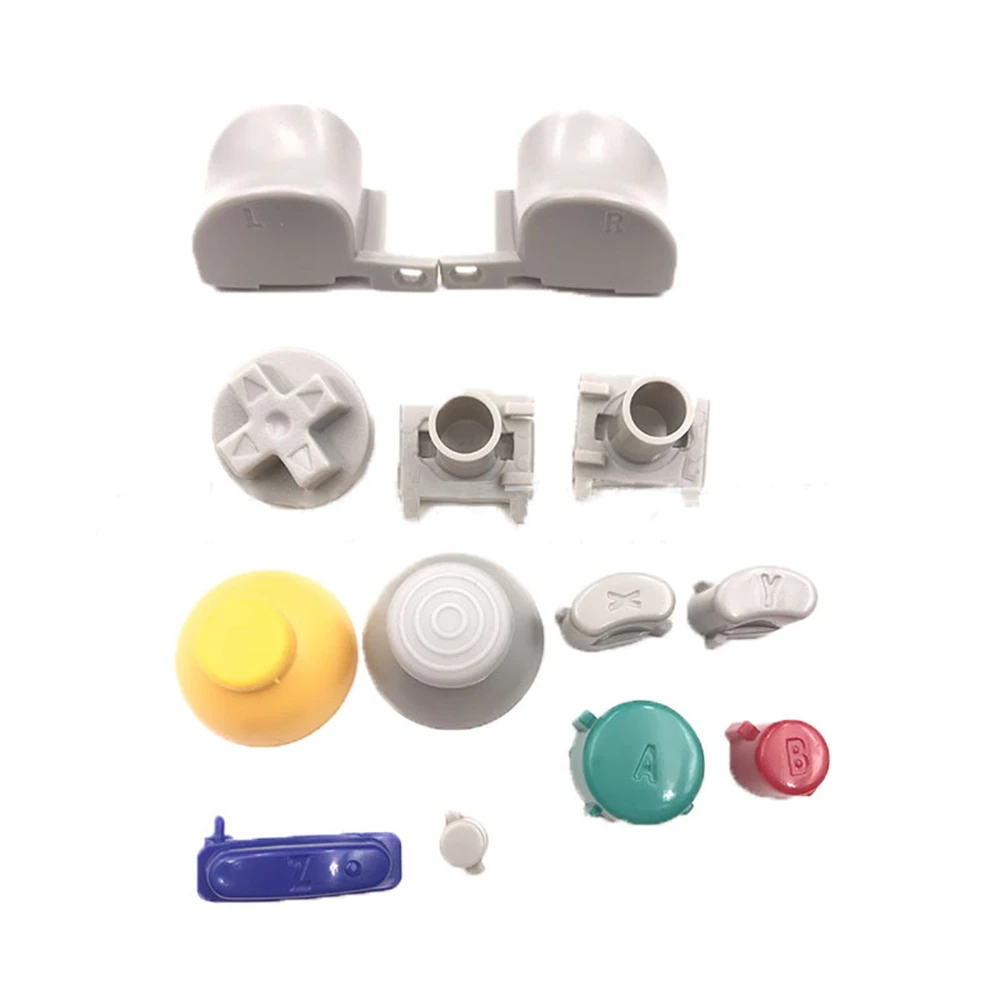 Controller Buttons Replacement Kit for NGC GameCube Repair Parts Thumbstick Caps ABXY Mod | Электроника