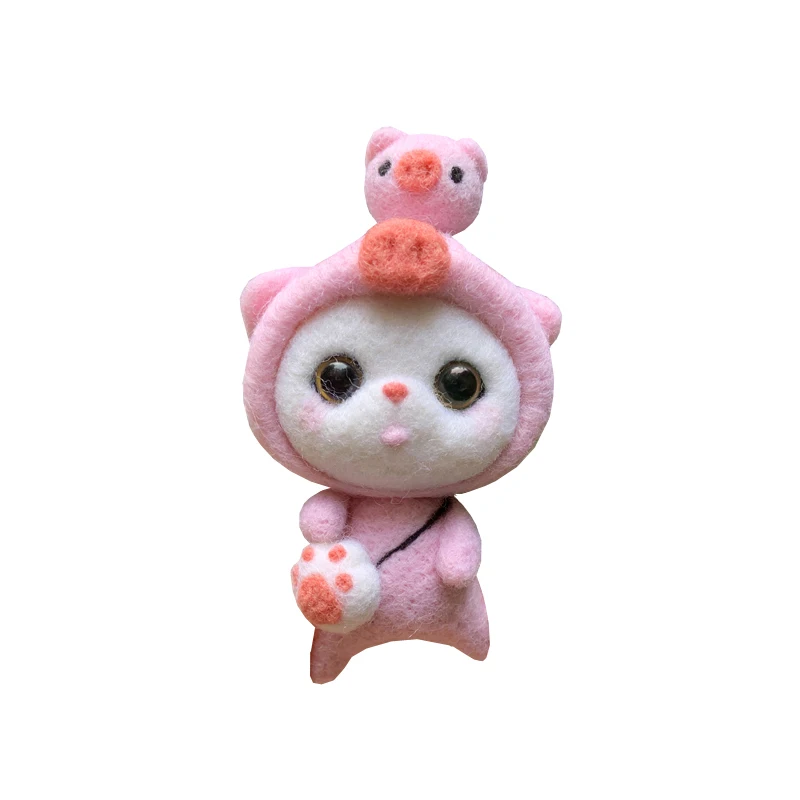 Шерстяная Войлочная игрушка Jiwuo Набор для творчества сделай сам без отделки игла