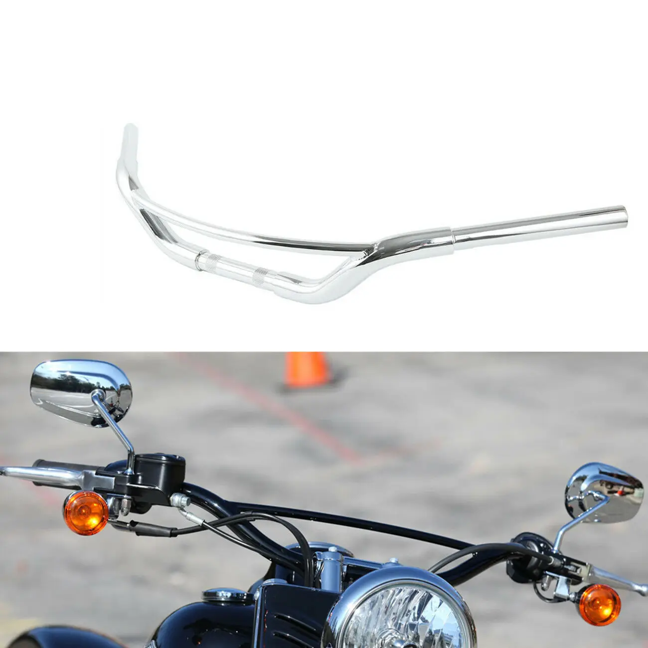 Мотоциклетный руль 1 1/4 дюйма Fat Hollywood Ape для Harley Sportster XL1200 Softail Dyna FXDB FXDWG FLSTC FLSTFB
