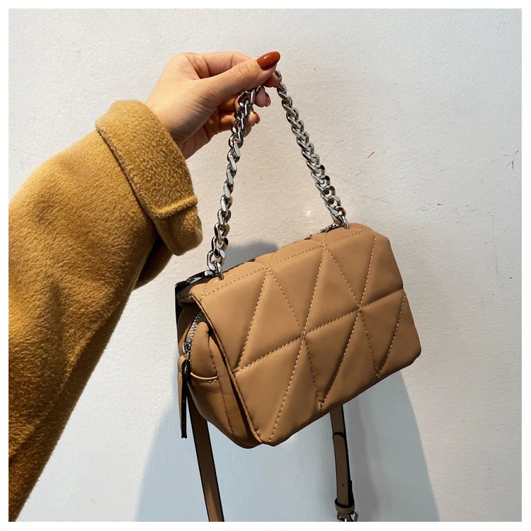

Luxury Designer Handbag Women Mini Shoulder Bag Satchel Style Nylon Small Crossbody Bags For Women 2021 Metale Chain Clutches