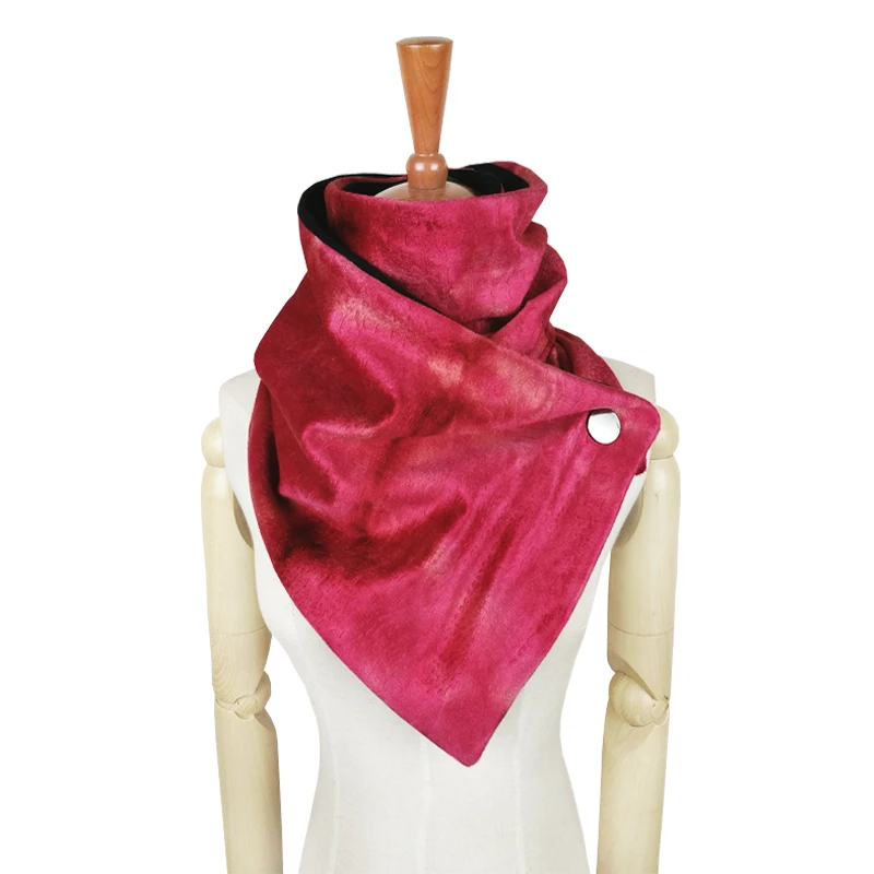 Couverture модная градиентная окраска Радужный шарф для женщин с металлической