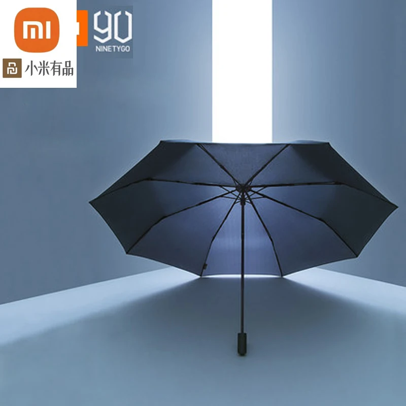 

Автоматический зонт xiaomi 90, Складывающийся в 3 раза, легкий и тонкий, защита от солнца, ультрафиолета и дождя