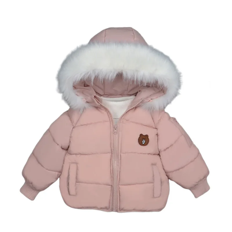 

Girls thick cotton clothing Korean version of the foreign air baby winter coat cotton wool children's down cotton clothing baby