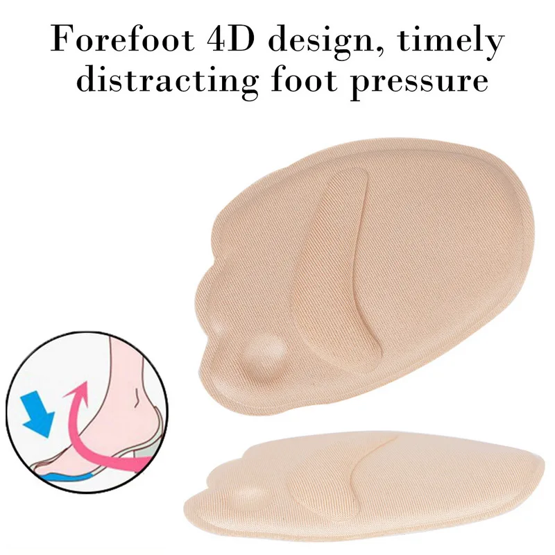 3 пары удобная подошва Высокий каблук подушки для ног нескользящая стелька