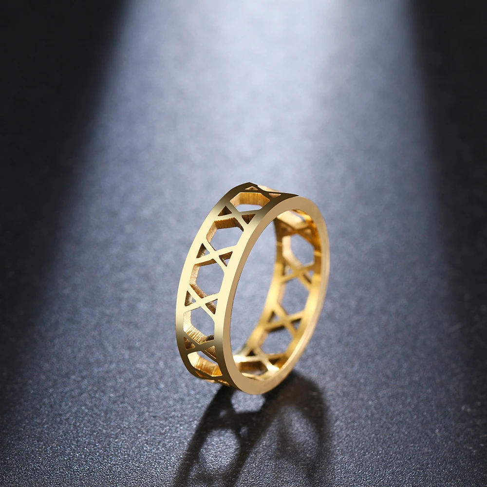 Модные ювелирные изделия DOTIFI женские кольца из нержавеющей стали с крестом X