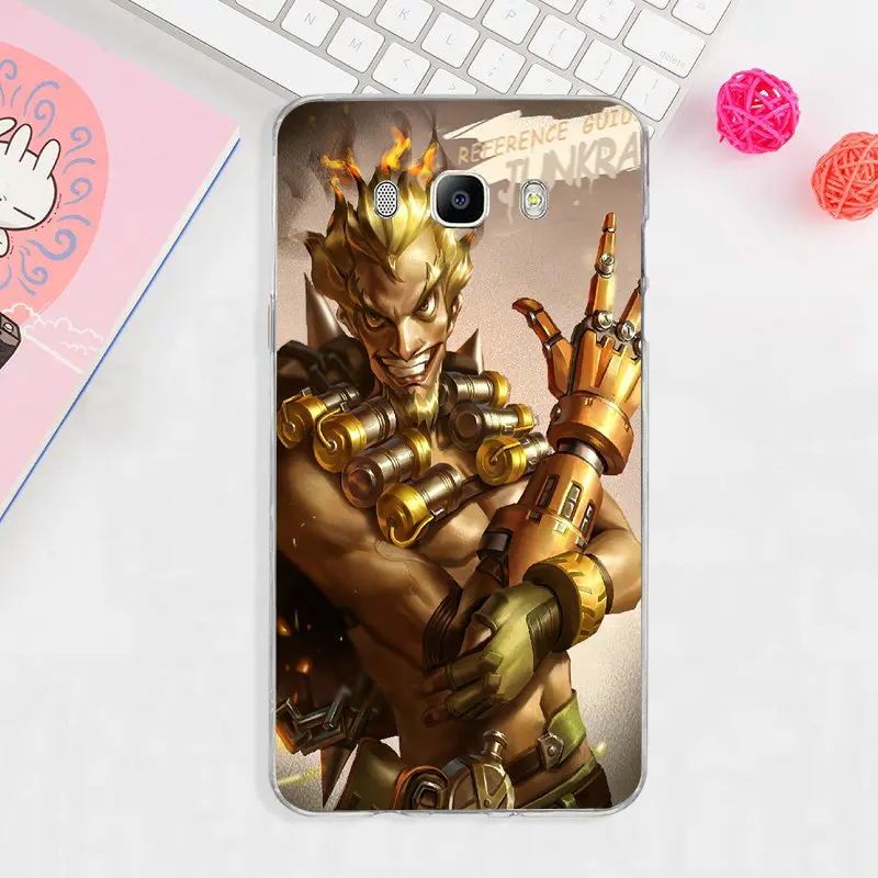 Junkrat Overwatchs герой OW мягкий чехол для телефона samsung Galaxy Note на возраст 2 3 4 5 8 9 10 A10 A20 A30