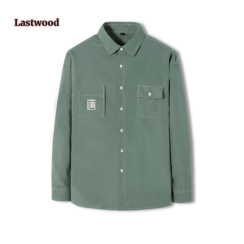 

Spring Men's Shirts 2021 New Fashion Casual Long Sleeve Shirts men Brand Autumn Streetwear Harajuku Slim Solid ColorMen Shirts
