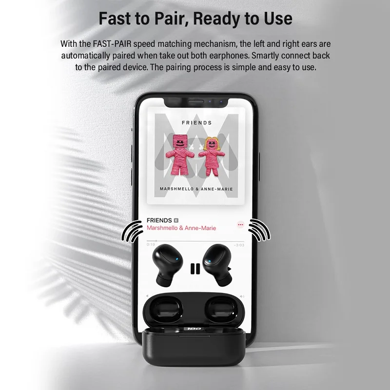 2020 бас мини TWS Bluetooth наушники со светодиодным дисплеем беспроводные eaburds для xiaomi