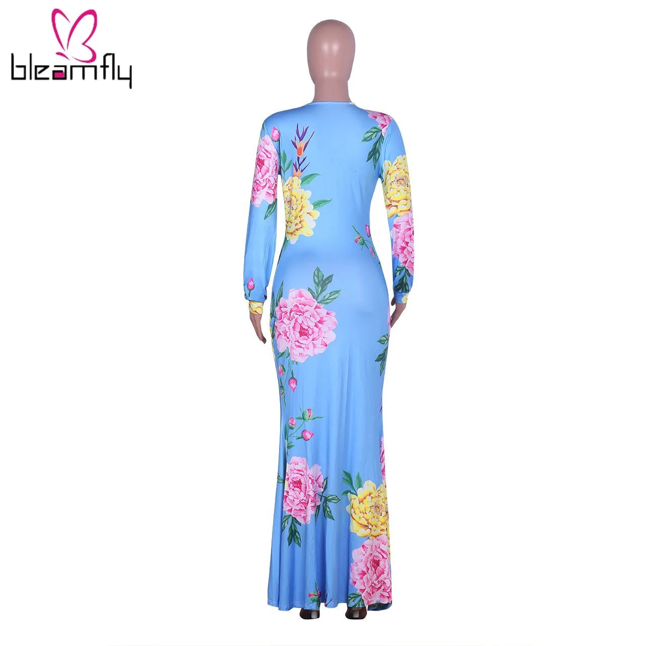 2019 женское осеннее платье с глубоким v образным вырезом и высоким разрезом