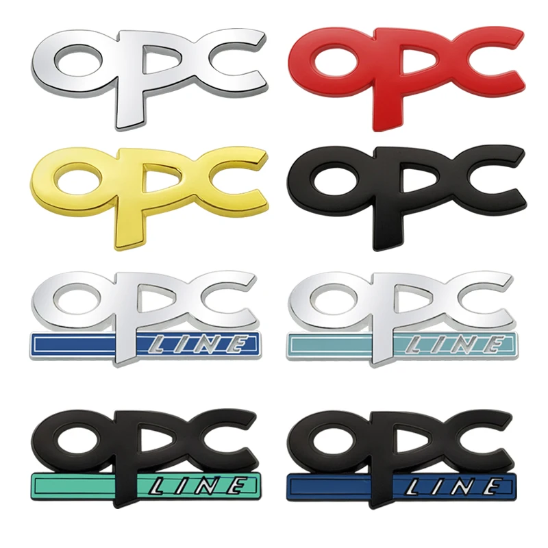 Металлический значок OPC решетка эмблема хвостовая часть Стикеры для OPEL Zafira a b Astra h
