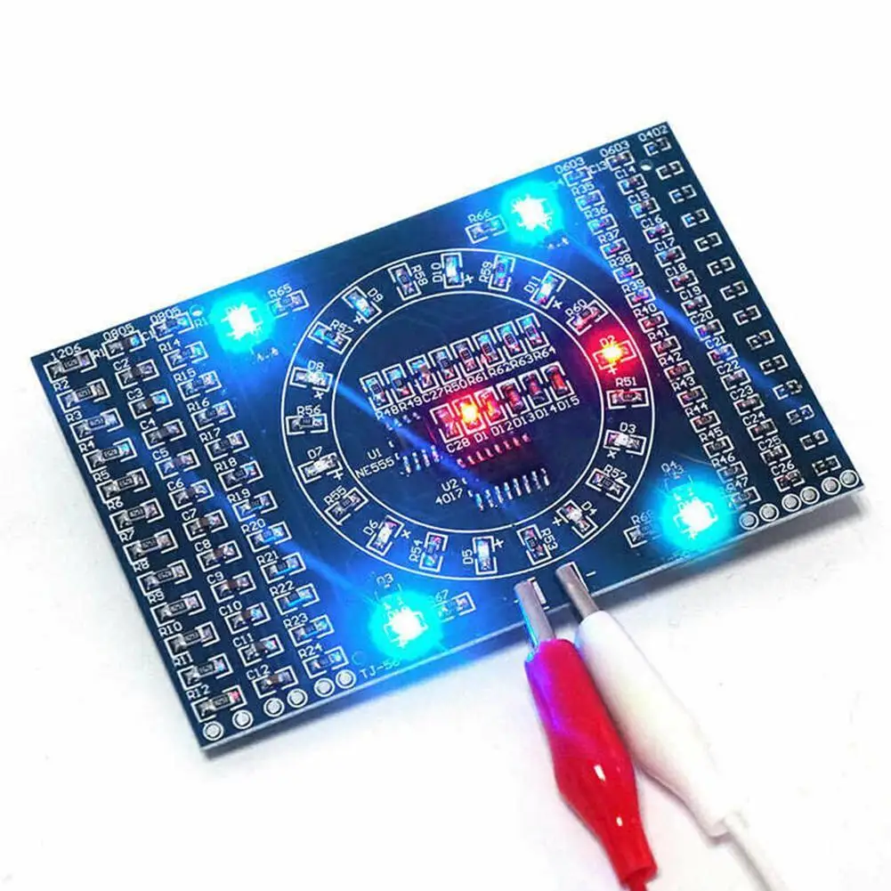 

Spare Parts Advanced Full-Chip Soldering Practice Board Electronic Components DIY Production Kit LED Components Soldering Board