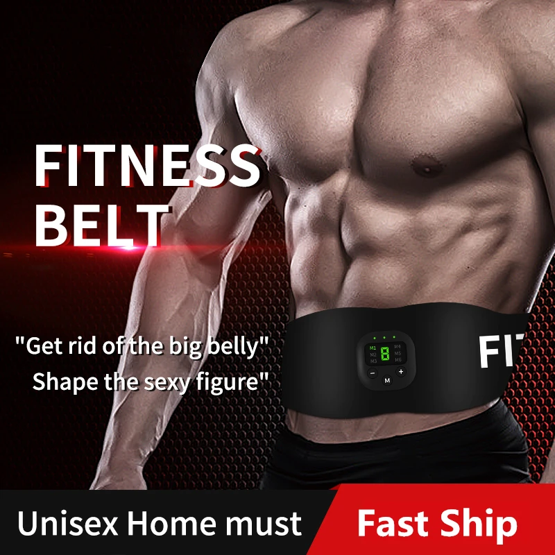 Мышечный Стимулятор пояс тренажер EMS Смарт Роскошный для мужчин Abs стимулятор