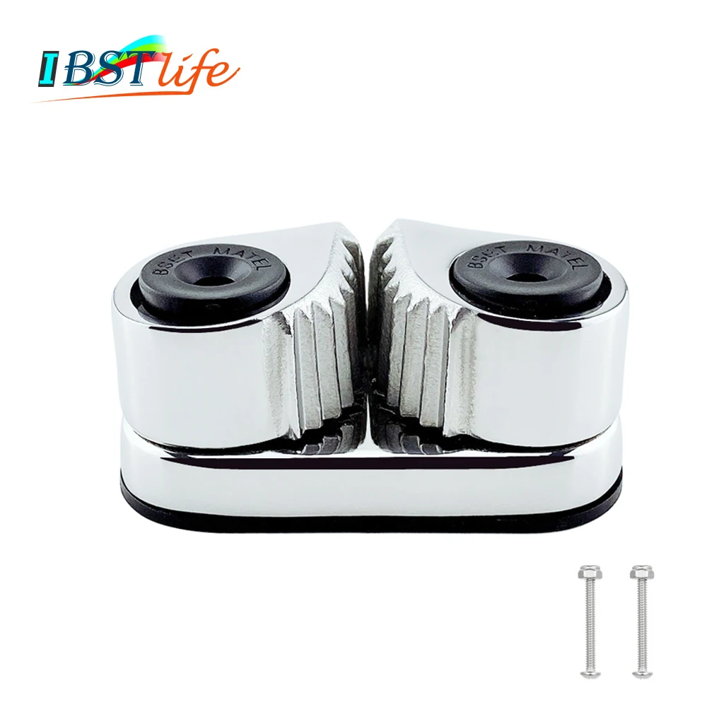 

316 Stainless Steel 2 Row Matic Ball Bearing Cam Cleat Pilates Equipment Marine Boat Fast Entry Rope Wire Fairlead Sailing