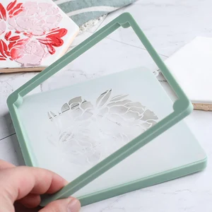 1 шт., трафареты для украшения торта, распылительная форма дюйма