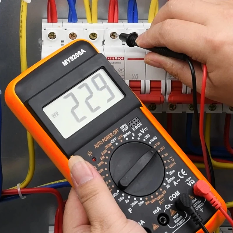 Профессиональный цифровой мультиметр MY9205A тестер ручной диапазон измеритель