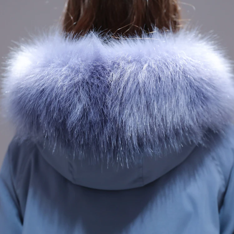 Женская куртка с капюшоном donna черная теплая хлопковая парка искусственным мехом