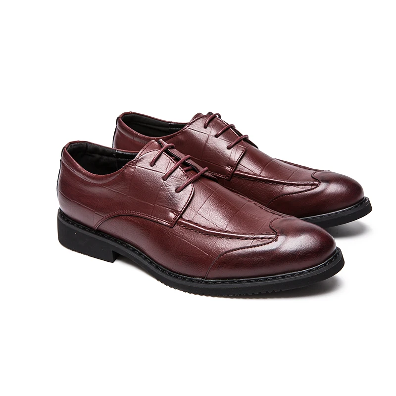 Misalwa многофункциональные Мужские броги в стиле ретро свадебные туфли хорошо