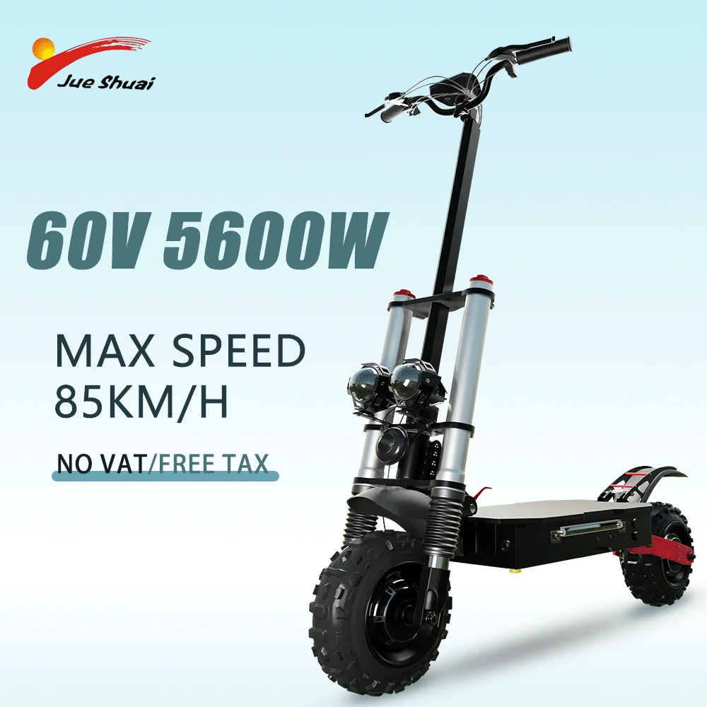 

EU STOCK Dual Motor Electric Scooter 11inch OffRoad Big Wheel Electric Scooters Adults 100km Long Range E SCOOTER Free VAT