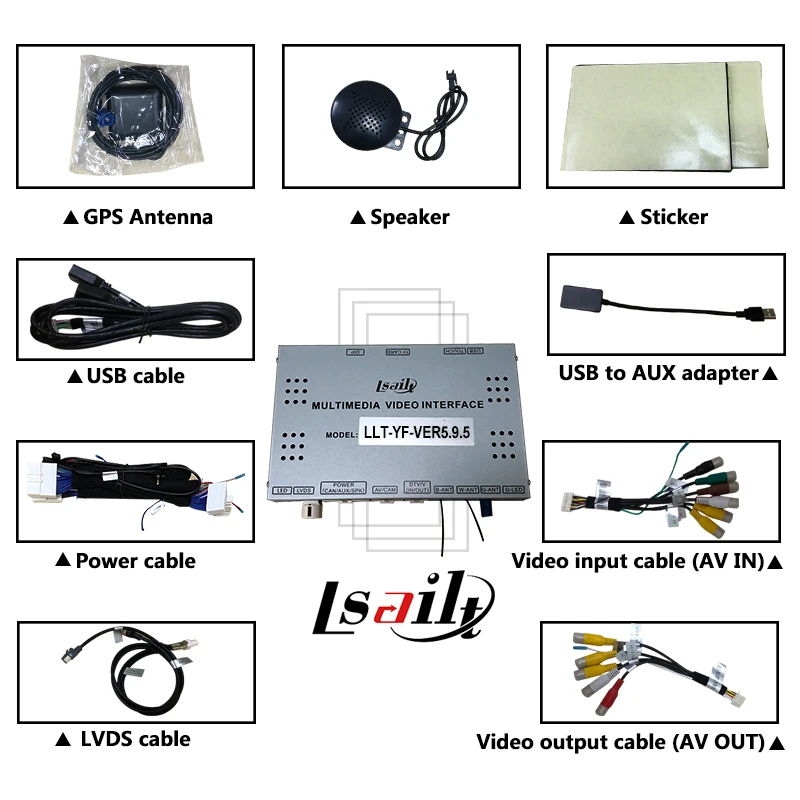 Видеоинтерфейс Lsailt Android 9 0 GPS навигационная коробка для Infiniti QX50/60/70/80/Q70 2012 2017 с WIFI