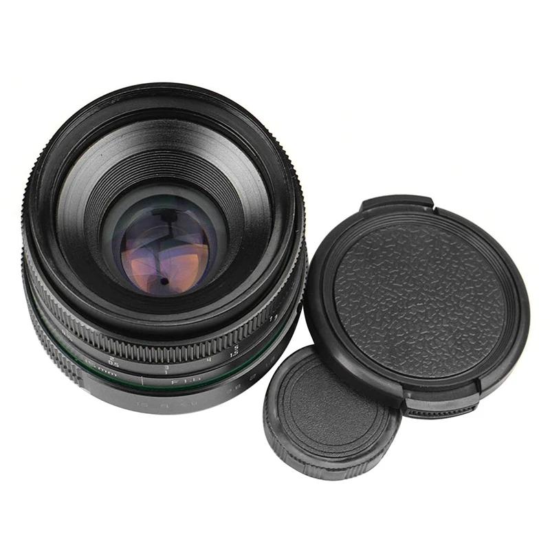 Объектив камеры 50 мм F1.8 APS C CC ТВ кино объектив + EOSM переходное кольцо для Canon Mini