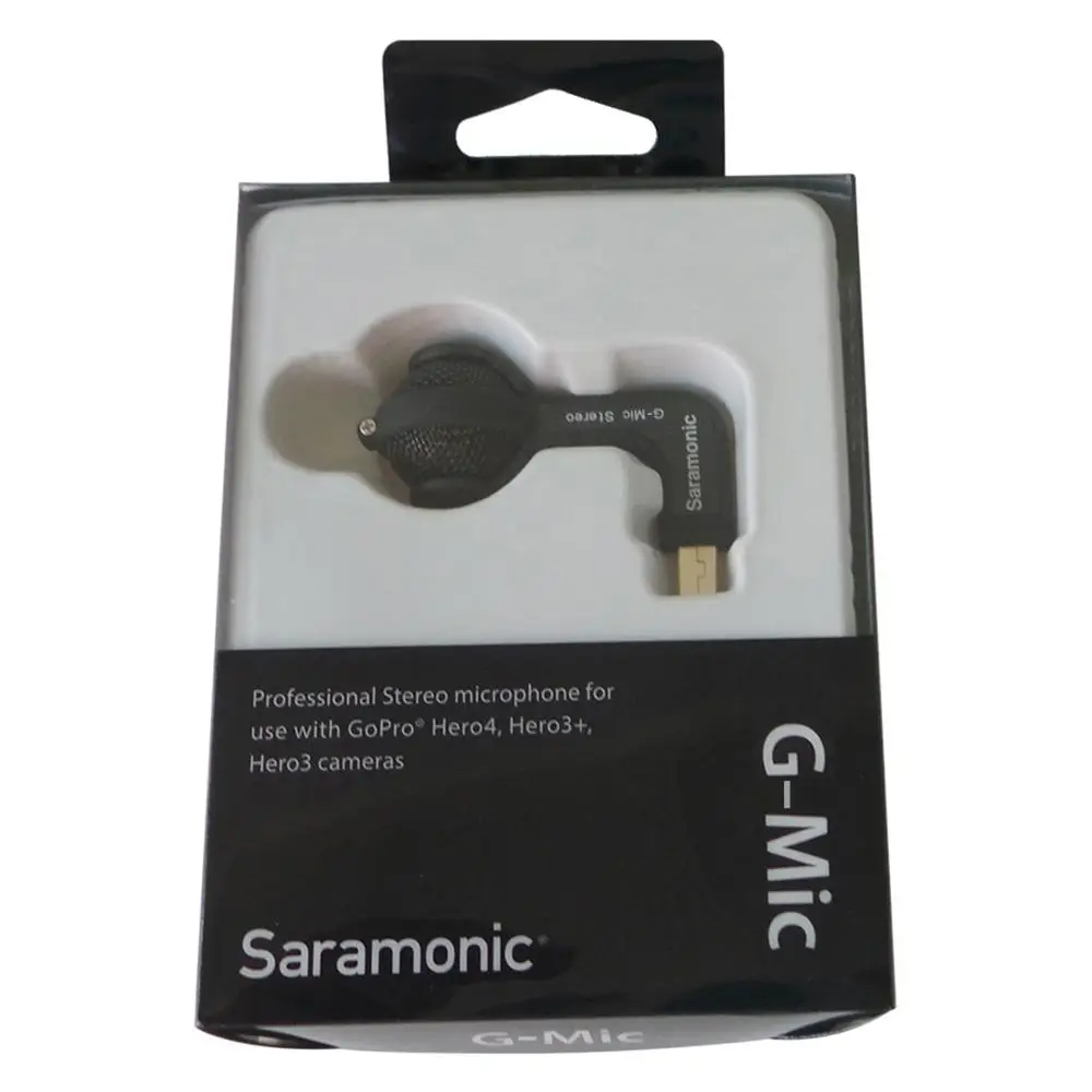 Профессиональный стерео микрофон Saramonic G Mic для камер GoPro Hero4 Hero3 + Hero3|professional