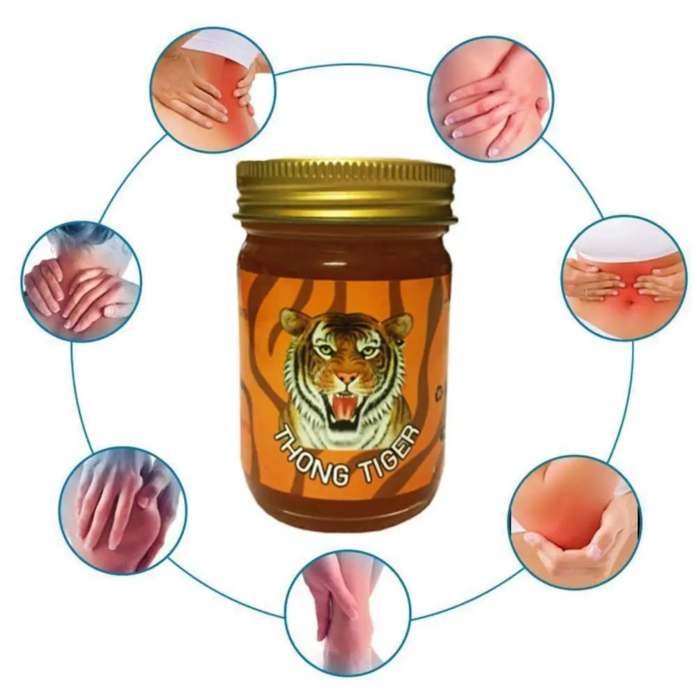 

100% Thai Tiger Balm Ointment 50g Joint Arthritis Rheumatic Tiger Red Cream Patch Medical Pain ZBY2935 Balm Plaster S3Q4