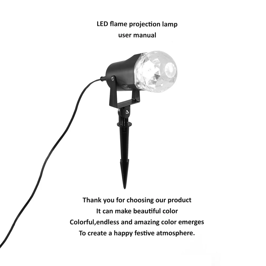 Водонепроницаемый точечный светильник вращающийся светодиодный для проектора с