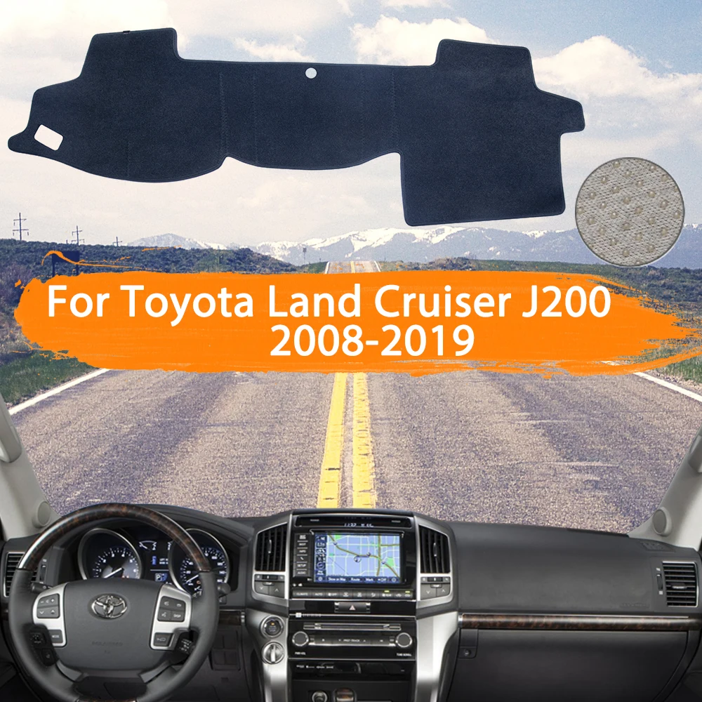 

For Toyota Land Cruiser 200 J200 2008~2019 Dashboard Cover Dashmat Avoid light Pad Sun Shade Carpet Car Accessories 2009 2010