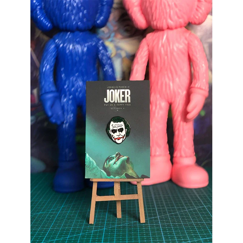 DC Clown Joker Enamel Pins Horror Chucky Face Stephen Kings IT Penny Wise Metal Badge Brooches For Children Bag Gifts Jewelry