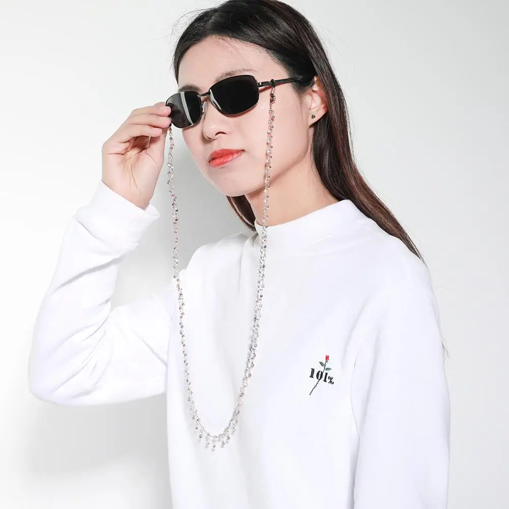 Цепочка для солнцезащитных очков стразы шнурок держатель ремешок цепочка