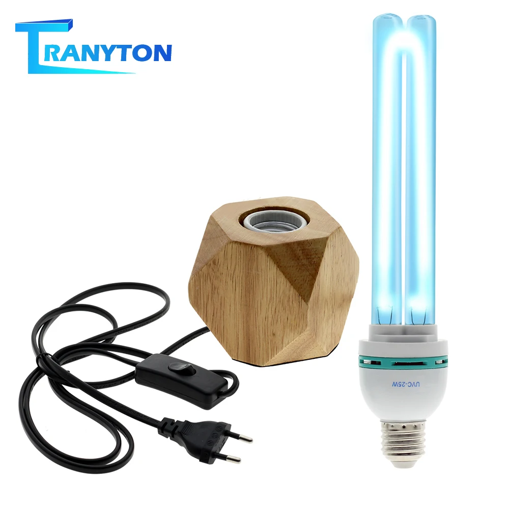E27 UVC UVD Ultraviolet UV Light Tube Bulb Disinfection Lamp Ozone Sterilizer Mites Lights AC220V 20W | Лампы и освещение