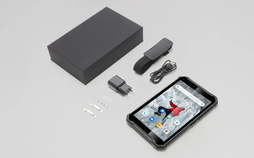 UNIWA T83 Водонепроницаемый Android 10 0 мобильный телефон планшет 8 дюймов 12000 мАч 6 RAM 128 Гб