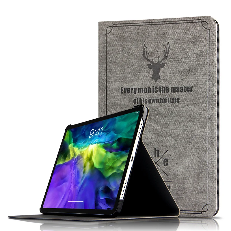 

Case For iPad Pro 11 2020 2018 Protective Cover PU Leather Case For ipad pro11 iPad 11"Tablet With Auto Sleep/Wake Up