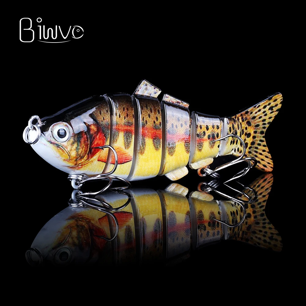 BIWVO 10CM Hard Lure With Hook Artificial Wobbler Bait Fish Tackle Sea Spinner Swimbait Accessories All Goods For Fishing - купить по